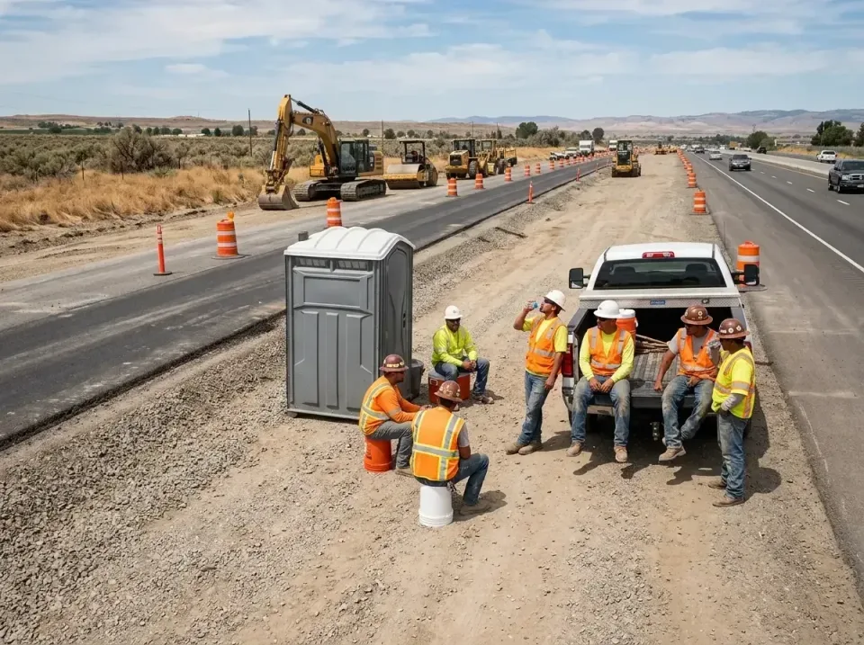highway-road-construction-crew-007 — frequently asked questions, Porta Potty and Restroom Rentals in Jamestown, NC
